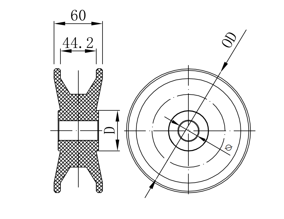 820 Series Machined Idler Sprocket